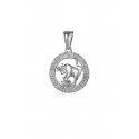 JVD Sidabrinis pendant Bull SVLP0713XH200BY