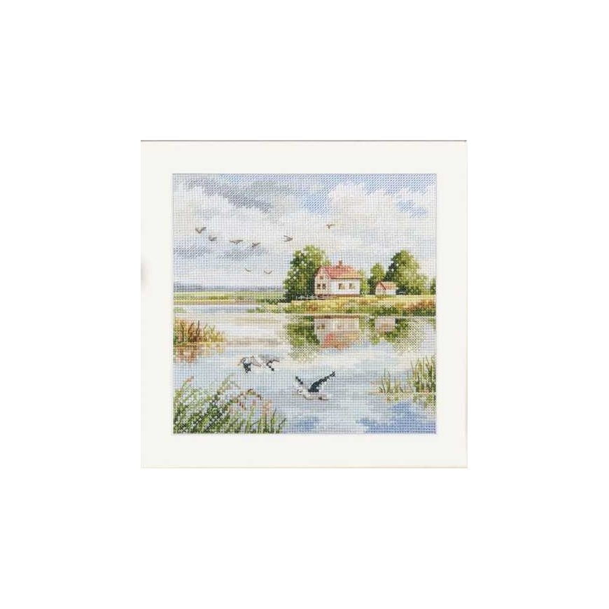 Beldizart Ristipistosarja "House by the Lake" S3-36