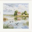 Beldizart Cross stitch kit "House by the lake" S3-36