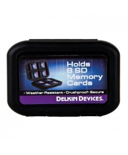 Delkin DDACC-SD8 сумка для карт памяти Черный