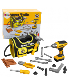Lean Toys CHILDREN'S TOOL SET WITH DRILL