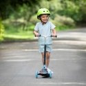EVO foldable adjustable 3-wheel children's scooter Rainbow Blast mini Cruiser blue glowing deck EVO foldable adjustable 3-wheel children's scooter Rainbow Blast mini Cruiser blue glowing deck