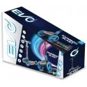 EVO foldable adjustable 3-wheel children's scooter Rainbow Blast mini Cruiser blue glowing deck EVO foldable adjustable 3-wheel children's scooter Rainbow Blast mini Cruiser blue glowing deck