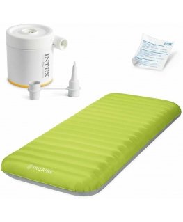 Inflatable mattress 191x76x17 cm with electric pump INTEX 64097