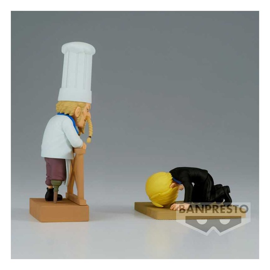 Banpresto One Piece WCF Log Series Sanji & Zeff 2 maailmankeräilyfiguuri 8cm – 2