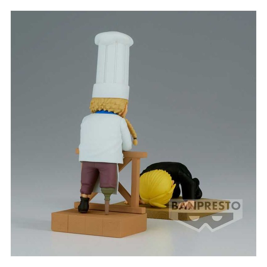 Banpresto One Piece WCF Log Series Sanji & Zeff 2 world collectable figure 8cm – 3