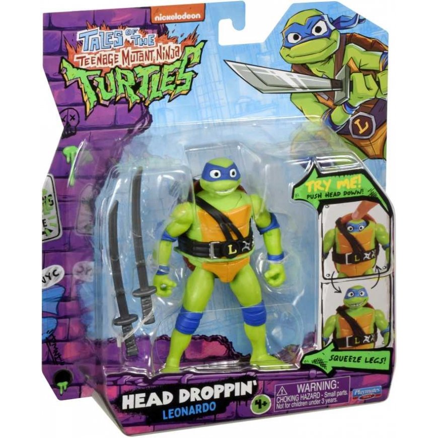 TMNT figūrėlė Head Dropping Leo, 83304