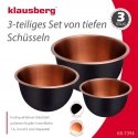 3 PLIENINIŲ DUBŲ RINKINYS KLAUSBERG KB-7394 3 PLIENINIŲ DUBŲ RINKINYS KLAUSBERG KB-7394