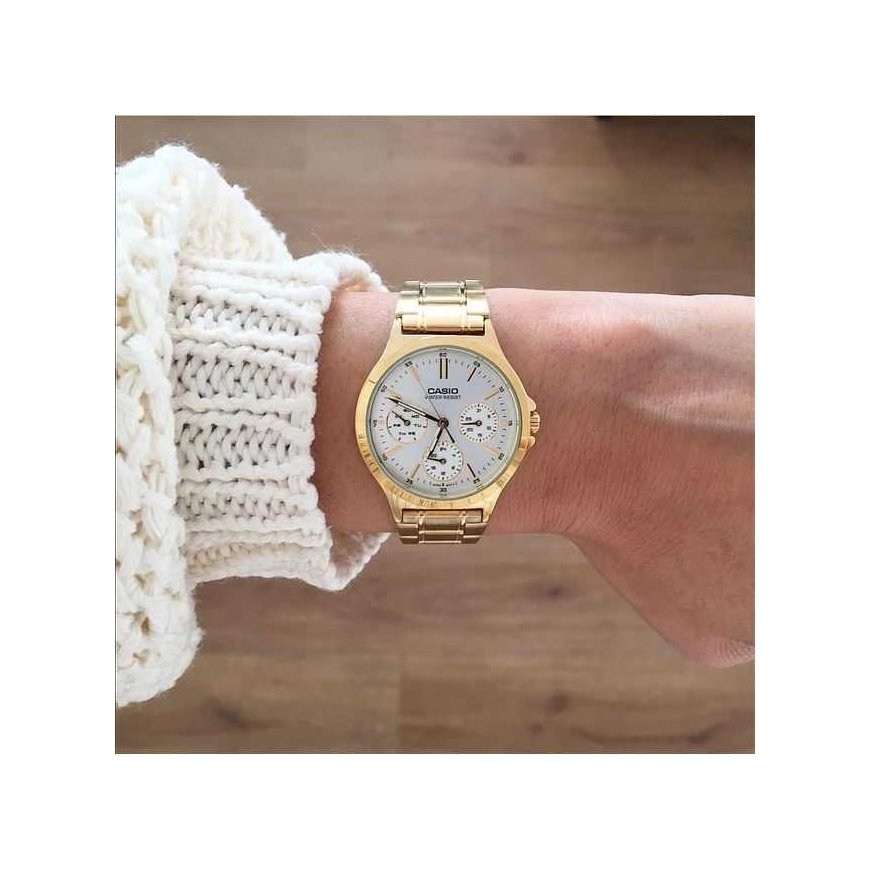 Laikrodis CASIO LTP-V300G 7A WOMEN'S WATCH (zd566b) + BOX – 5