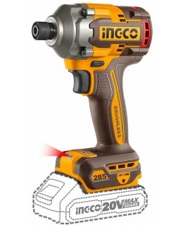 Ingco CIRLI2028E cordless impact wrench incl. 2pcs battery and charger