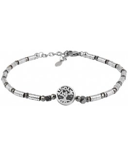 Troli Steel bracelet with tree of life VBD400S