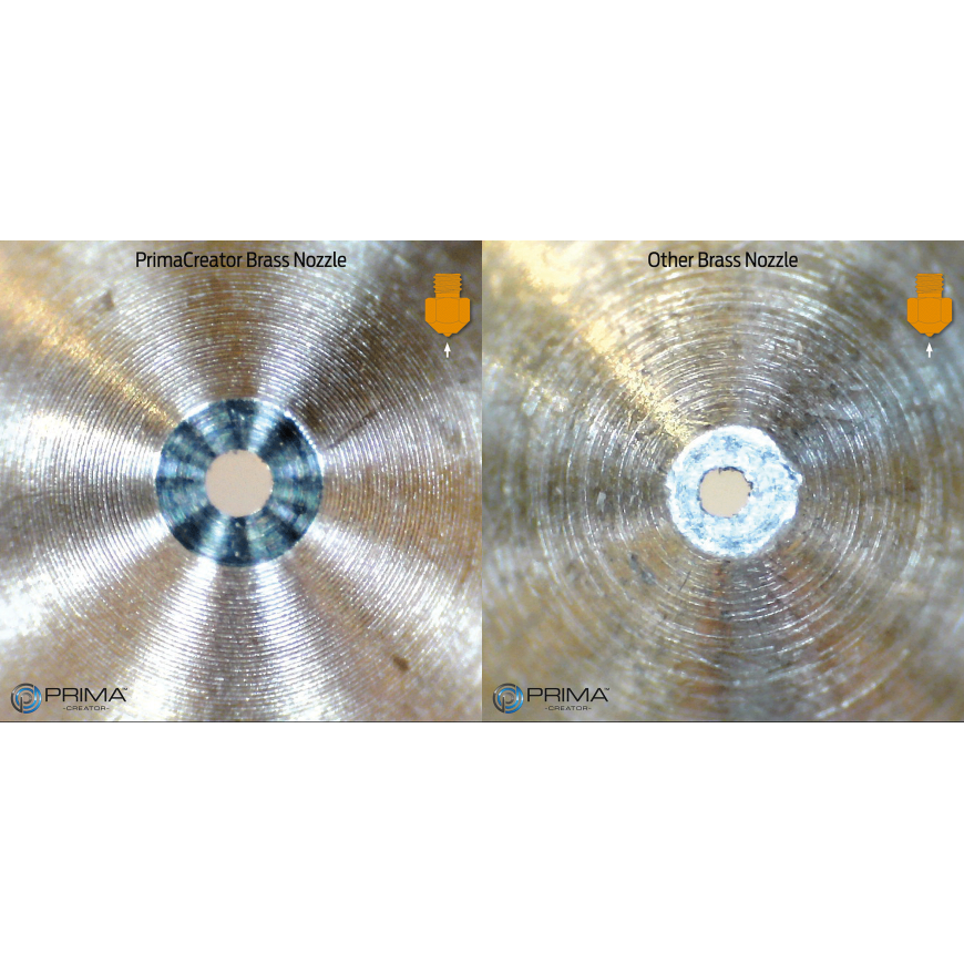 PrimaCreator RepRap M6 brass nozzle 0.4mm - 1.75mm - 1 pc – 3