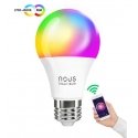 LED bulb E27, 230V, 9W, 810lm, 2700K - 6500K, RGB, smart Wi-Fi, app controlled, TUYA / Smart Life, P3, NOUS LED bulb E27, 230V, 9W, 810lm, 2700K - 6500K, RGB, smart Wi-Fi, app controlled, TUYA / Smart Life, P3, NOUS