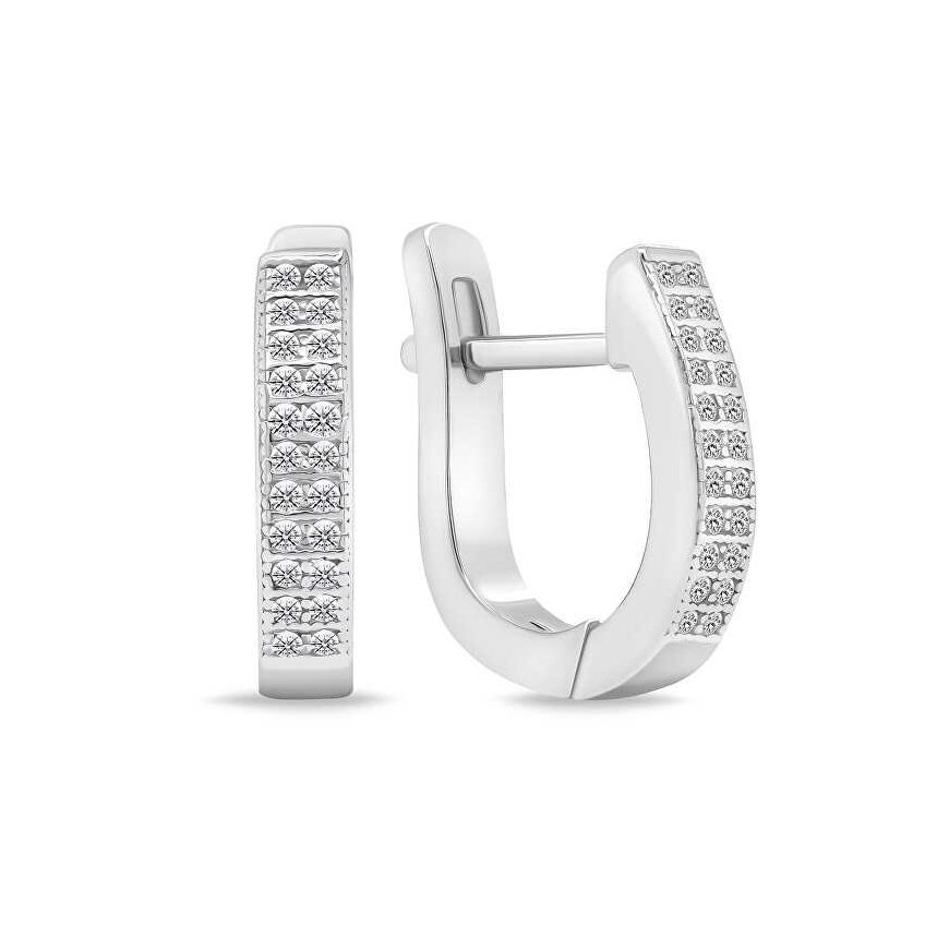 Brilio Silver Brilio Silver Timeless silver earrings with zircons EA657W