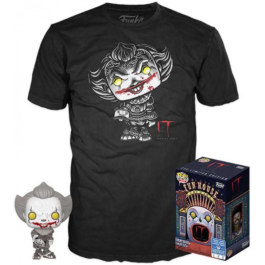 Funko Set figure POP & Tee IT 2 Pennywise Exclusive M