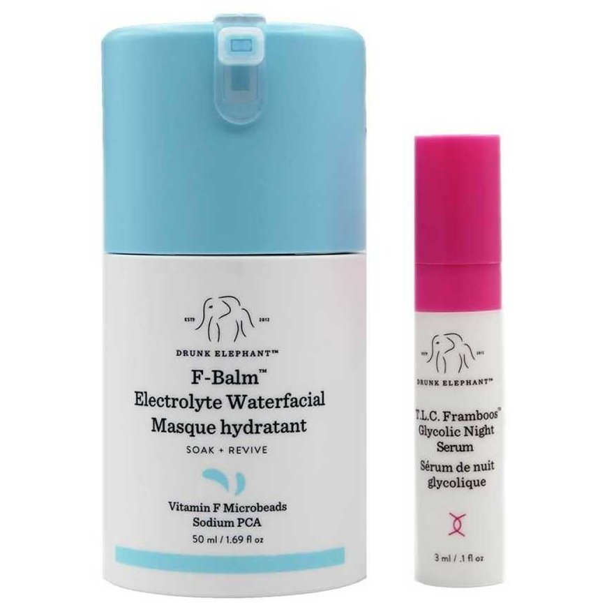 Drunk Elephant F-Balm + TLC Framboos Night Skincare Set – 2