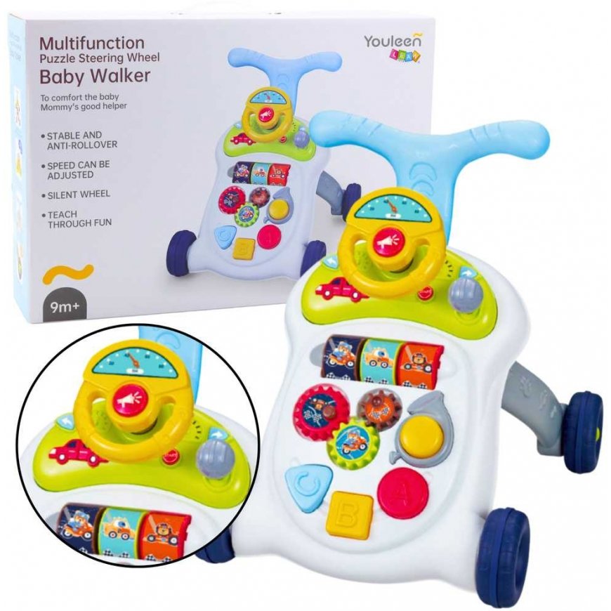 Lean Toys Vaikštynė, stumdukas su garsais – 4