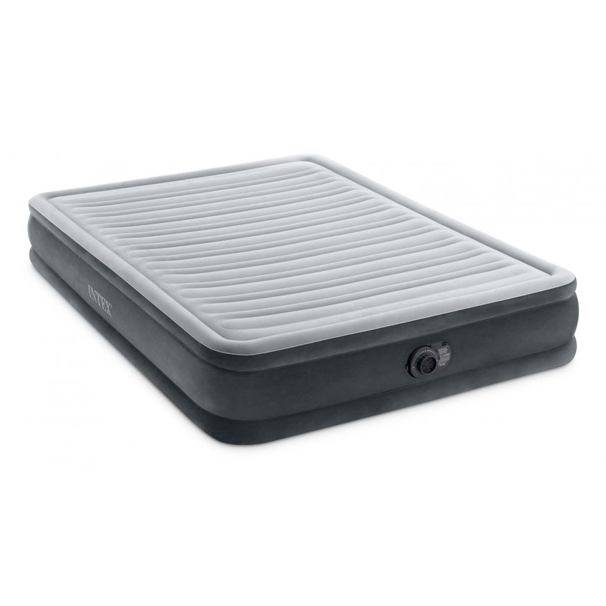 Intex 67770ND air mattress Double mattress Light grey Unisex