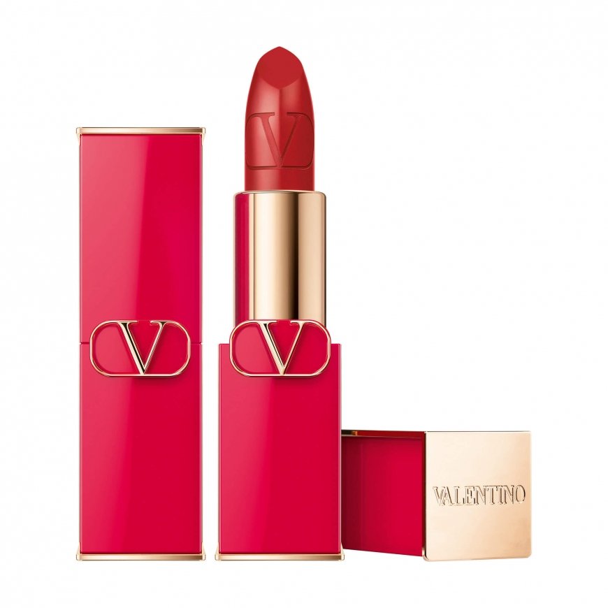 Valentino Valentino, Rosso, Satin Finish, Cream