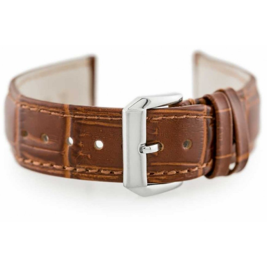 Pacific Leather watch strap - brown - 20 mm – 3