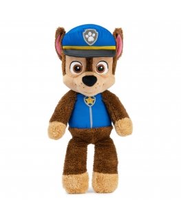 GUND PAW Patrol Official Chase Take Along Buddy Plush Toy, Premium Stuffed Animal for Ages 1 & Up, Blue/Brown, 13”