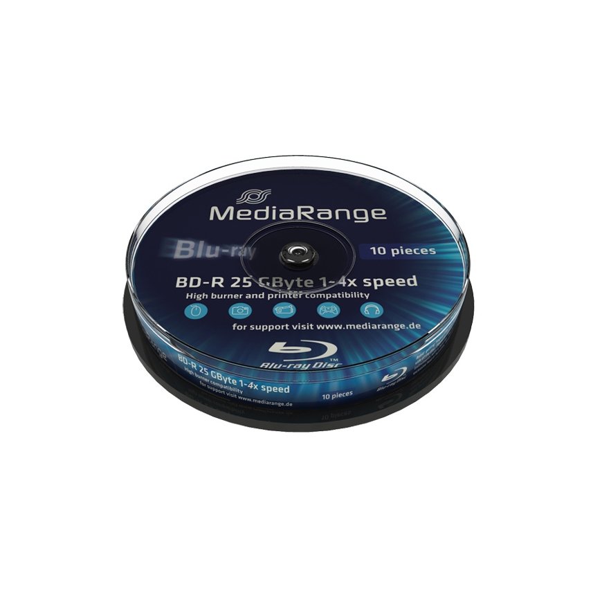 MediaRange MR499 neįrašytas „Blu-Ray“ diskas BD-R 25 GB 10 vnt