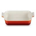 Le Creuset 71102260600001 cepšanas trauks 2,4 L Taisnleņķa Ēdiena gatavošanas trauki Au gratin cepam