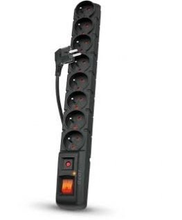 HSK DATA acar S8 PRO Черный 8 розетка(и) 230 V 1,5 m