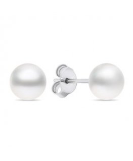 Brilio Silver Brilio Silver Charming silver stud earrings with real pearls EA585/6/7/8W
