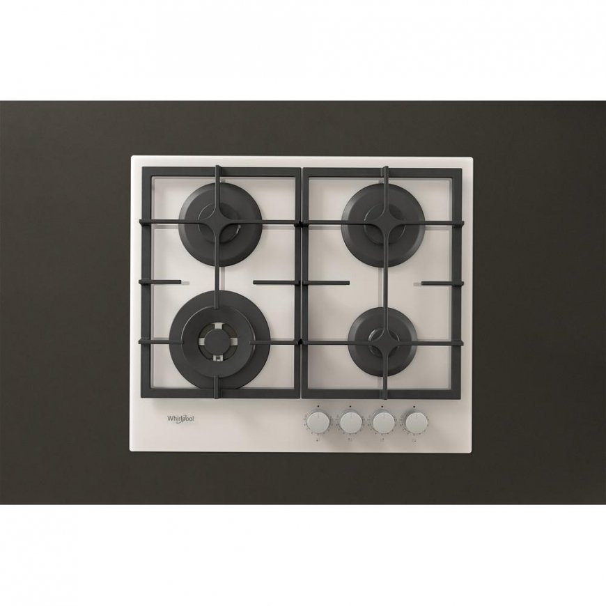 Whirlpool AKTL629/WH Balts Iebūvēts 59 cm Gāzes 4 zone(s) – 4