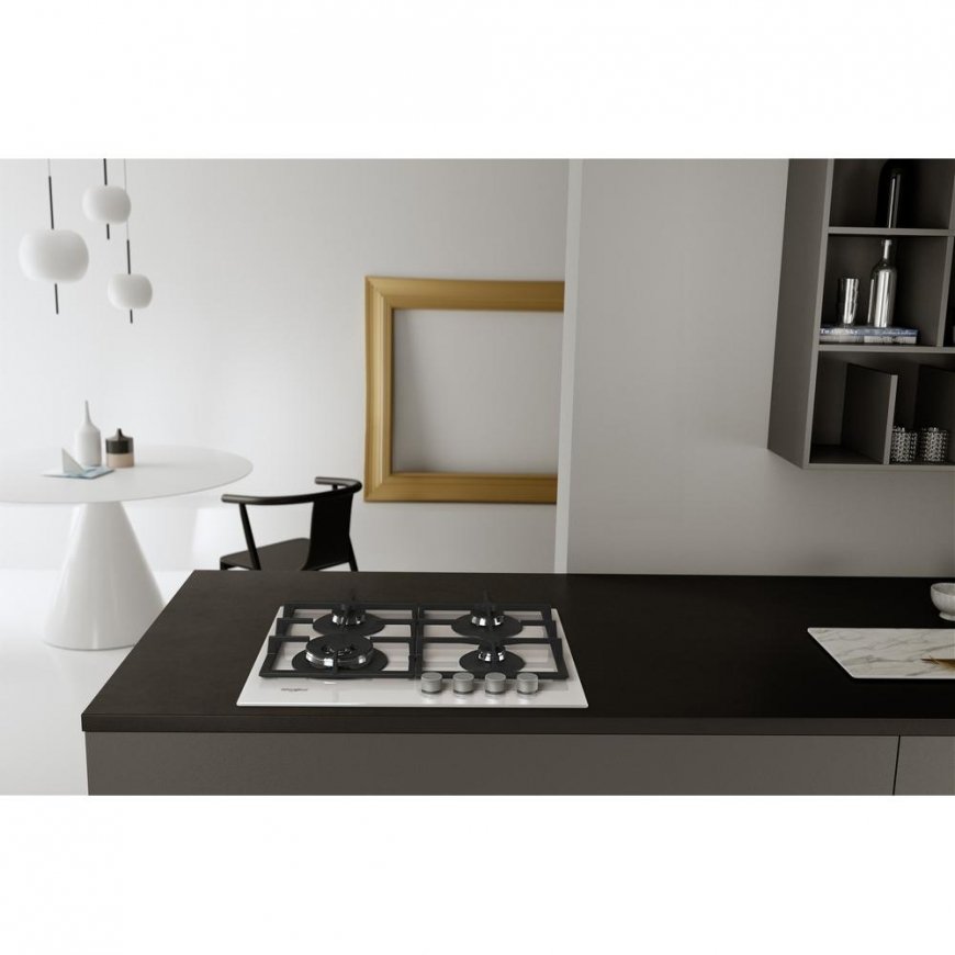 Whirlpool AKTL629/WH Valkoinen Kiinteä 59 cm Kaasuliesi 4 alue(tta) – 5
