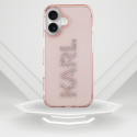 Case Karl Lagerfeld IML Rhinestones Logo for iPhone 16 pink Case Karl Lagerfeld IML Rhinestones Logo for iPhone 16 pink