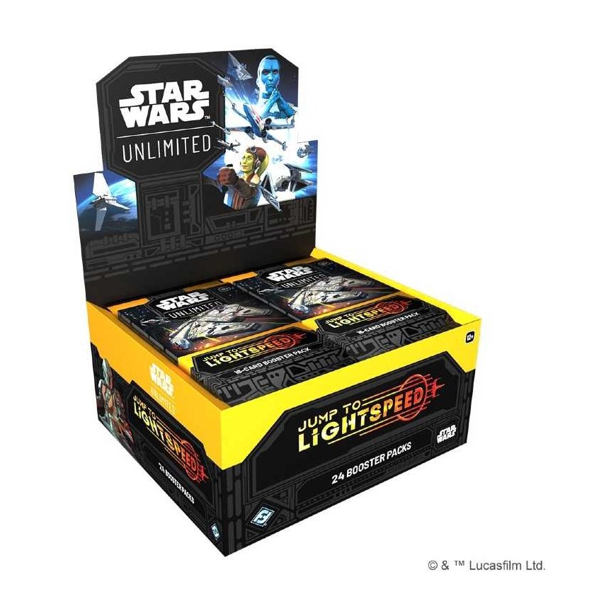Fantasialentopelit Star Wars: Unlimited - Siirry Lightspeed Booster -näyttöön (24 Booster) – 2