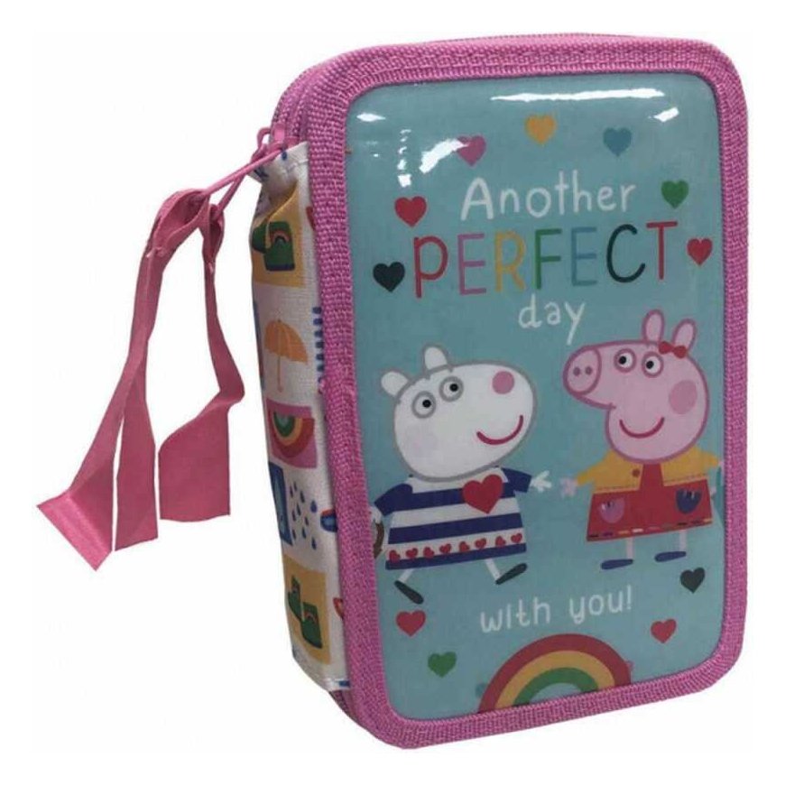 Cyp Brands Pepa Pig triple filled pencil case