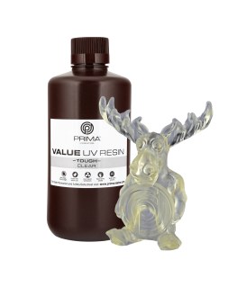 PrimaCreator Value Tough UV-hartsi (kuten ABS) - 1000 ml - Kirkas