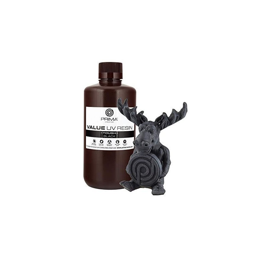 PrimaCreator Value Tough UV derva (kaip ABS) - 1000ml - Skaidri – 3