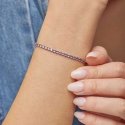 Brosway Steel tennisranneke purppuraisilla zirkoneilla Desideri BEI103