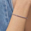 Brosway Steel tennisranneke purppuraisilla zirkoneilla Desideri BEI103