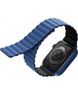 UNIQ Revix Strap Apple Watch Series 1-8/SE/SE2/Ultra 42/44/45/49mm Reversible Magnetic black-blue