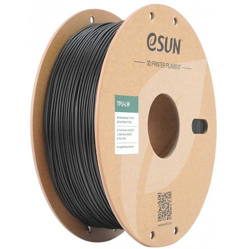 eSun TPU-LW 0.75kg 1.75mm - Black