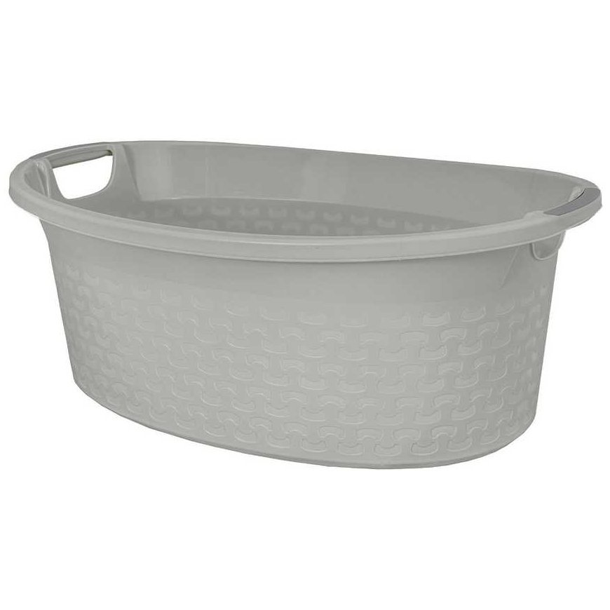 Bathtub with handles Branq Cotton 40L light gray