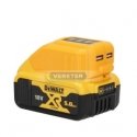 Battery adapter Ahlio Dewalt/Milwaukee to Makita for 18 V only Battery adapter Ahlio Dewalt/Milwaukee to Makita for 18 V only