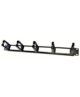 Oem 19" sidepaneeli LEXI-Net 1U, 5x muovikahva 40x60mm, läpivienti, musta