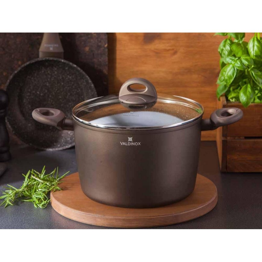 valdinox aurum puodas su dangčiu 24cm 6l – 3