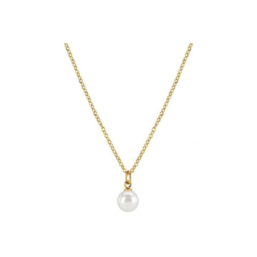 Troli Elegantti kullattu kaulakoru helmillä VJMS002NR