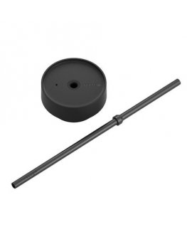 Fellow – Carter Cold Lid + Straw – Matt Black