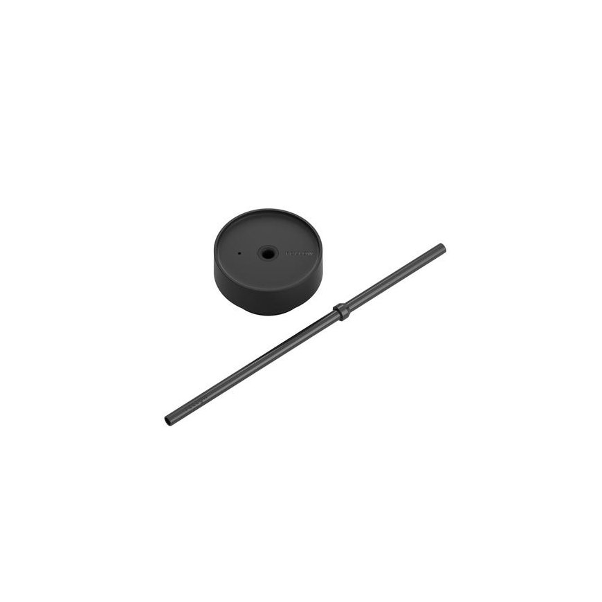 Fellow – Carter Cold Lid + Straw – Matt Black