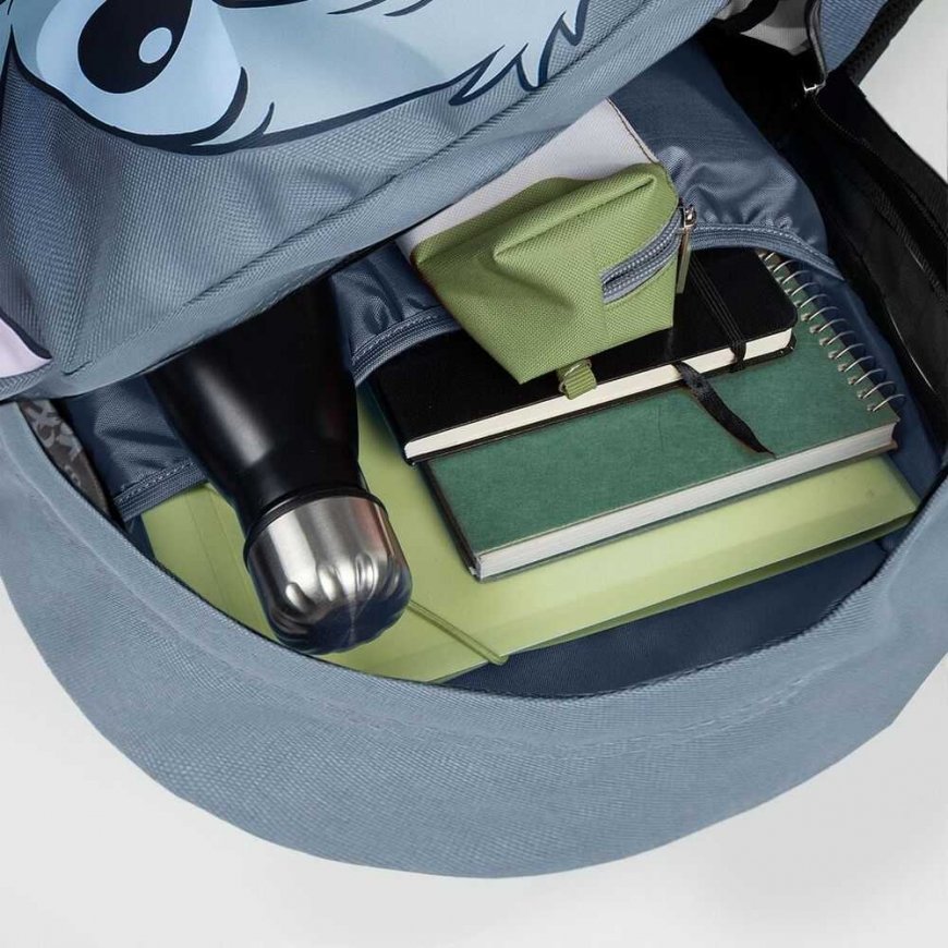 Leisure backpack Stitch Blue 32 x 4 x 42 cm – 3