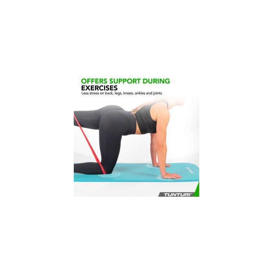 Fitness mat TUNTURI NBR Fitness Mat (Color: Green) – 4
