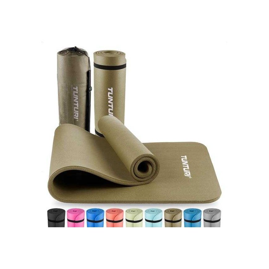 Fitneso kilimėlis TUNTURI NBR Fitness Mat (Spalva: Žalia) – 5